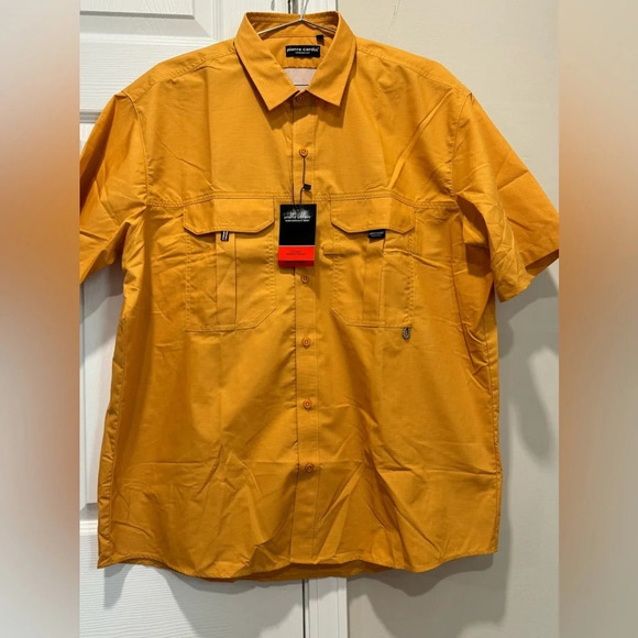 PIERRE CARDIN performance short sleeves shirt  Sz: 44 - Picture 1 of 9